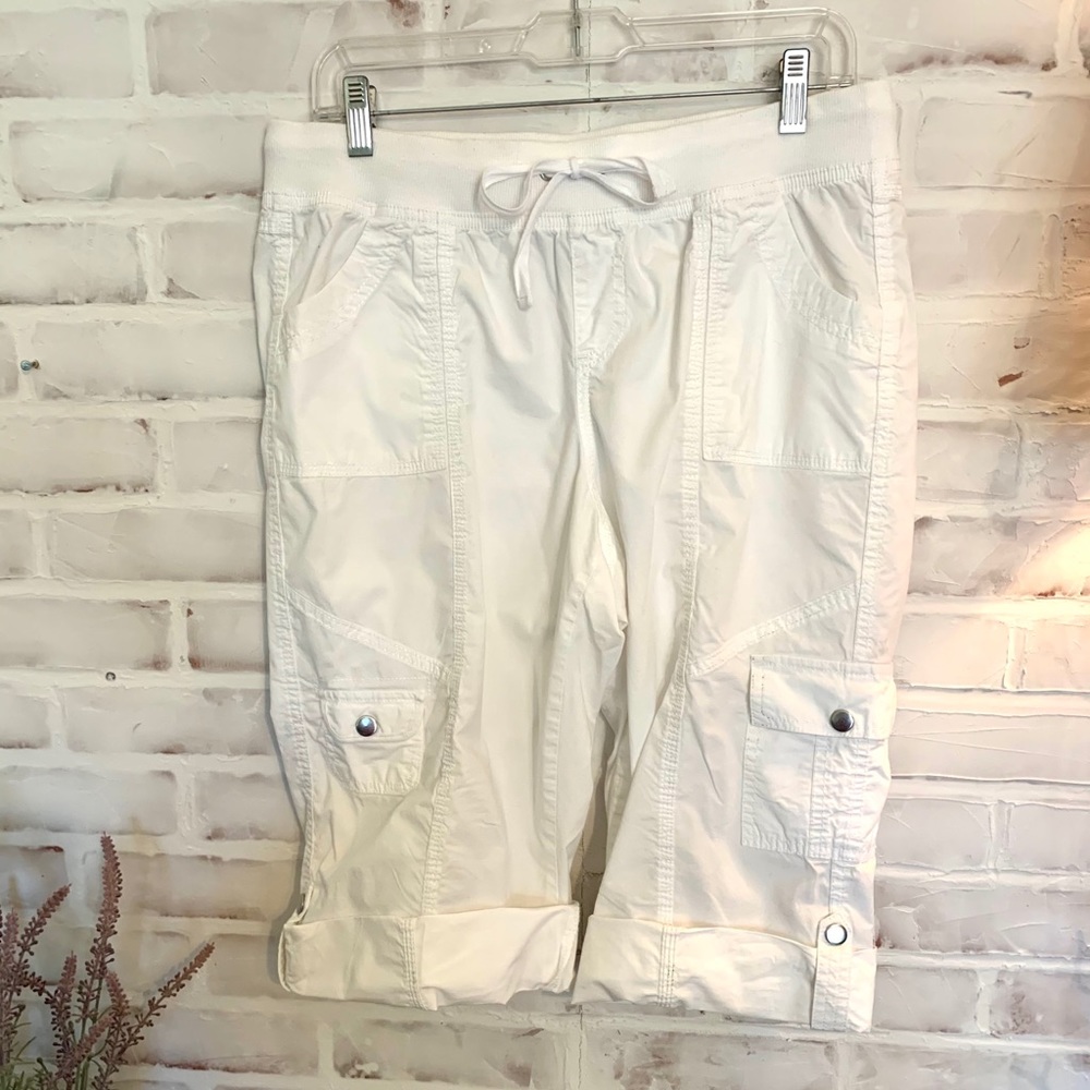 💖Comfy White Cargo Pants